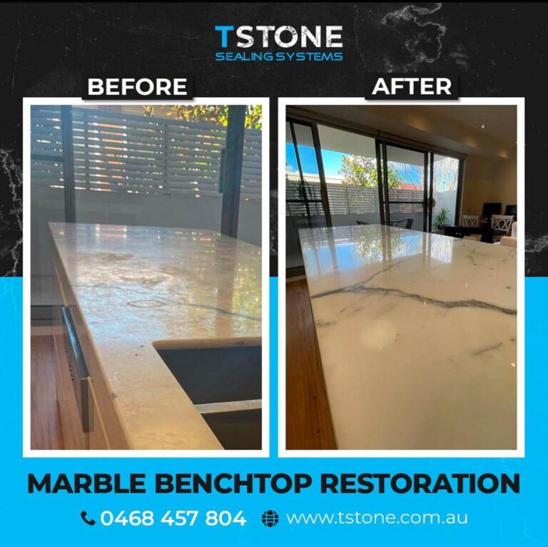 Marble Benchtop Restoration 3